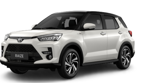 Toyota Raize 12 toyota raize trắng nóc đen