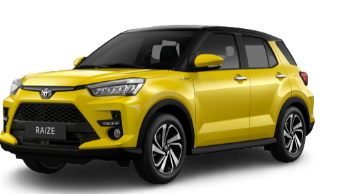 Toyota Raize 10 toyota raize vàng nóc đen