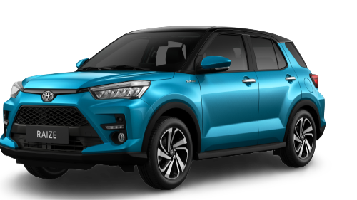 Toyota Raize 8 toyota raize xanh nóc đen